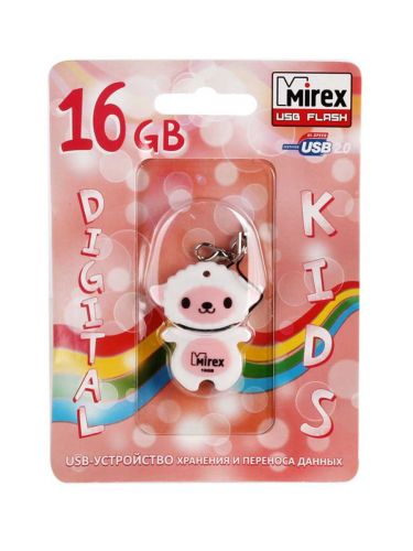 Накопитель USB 2.0 16GB Mirex SHEEP 13600-KIDSHP16 USB 16GB Mirex SHEEP pink (ecopack)