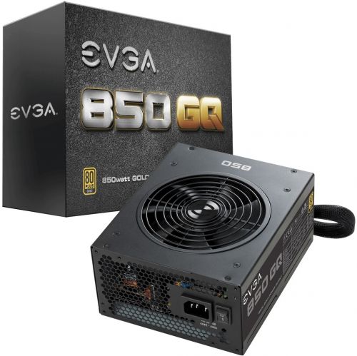 Блок питания ATX EVGA GQ 850W 210-GQ-0850-V2 APFC, 80Plus Gold, fan 135mm, Semi Modular, RTL