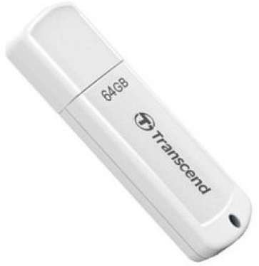 Накопитель USB 2.0 64GB Transcend JetFlash 370 TS64GJF370 белый