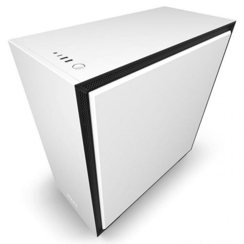 Корпус ATX NZXT H710 white/black, без БП, закаленное стекло, fan 3x120, 1x140mm, 3xUSB 3.1 (Type-A/Type-С), audio CA-H710B-W1 - фото 3