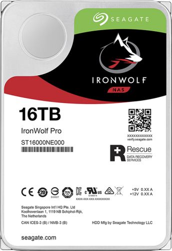 Жесткий диск 16TB SATA 6Gb/s Seagate ST16000NE000 3.5" IronWolf Pro 7200rpm 256MB