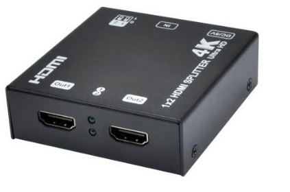 Разветвитель OSNOVO D-Hi102/1 HDMI (1вх./2вых.). Разрешение до 1080p/36бит (Deep Color) и 4Kx2K (3840x2160/60Гц, YCbCr 4:2:0). Поддержка 3D и HDCP. Ск