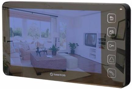 Видеодомофон Tantos Prime SD Mirror XL цветной, TFT LCD 7, сенсорные кнопки, зеркальная панель, джойстик, hands-free, 1 вх. для вызывных панелей, 2 в