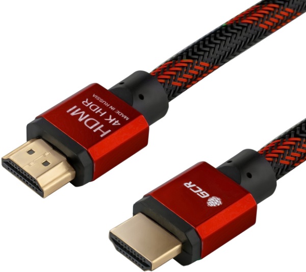 Кабель интерфейсный HDMI-HDMI GCR GCR-51491 3.0m HDMI 2.0, HDR 4:2:2, Ultra HD, 4K 60 fps 60Hz/5K*30Hz, 3D, AUDIO, 18.0 Гбит/с, 28/28 AWG, OD7.3mm, тр