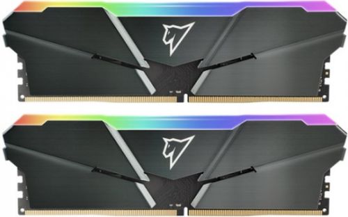 Модуль памяти DDR4 16GB (2*8GB) Netac NTSRD4P32DP-16E Shadow RGB PC4-25600 3200MHz CL16 radiator 1.35V gray