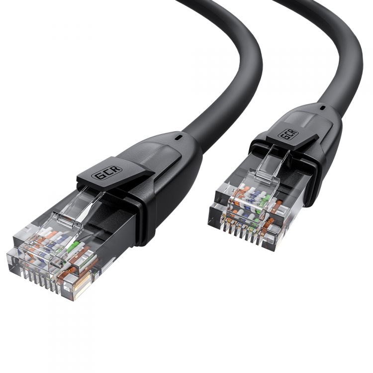 

Кабель патч-корд U/UTP 6 кат. 5м GCR GCR-52534 прямой, 24 AWG, ethernet high speed, RJ45, T568B, черный, GCR-52534