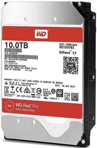 

Жесткий диск 10TB SATA 6Gb/s Western Digital WD101KFBX 3.5" WD Red Pro 7200rpm 256MB NCQ Bulk, WD101KFBX