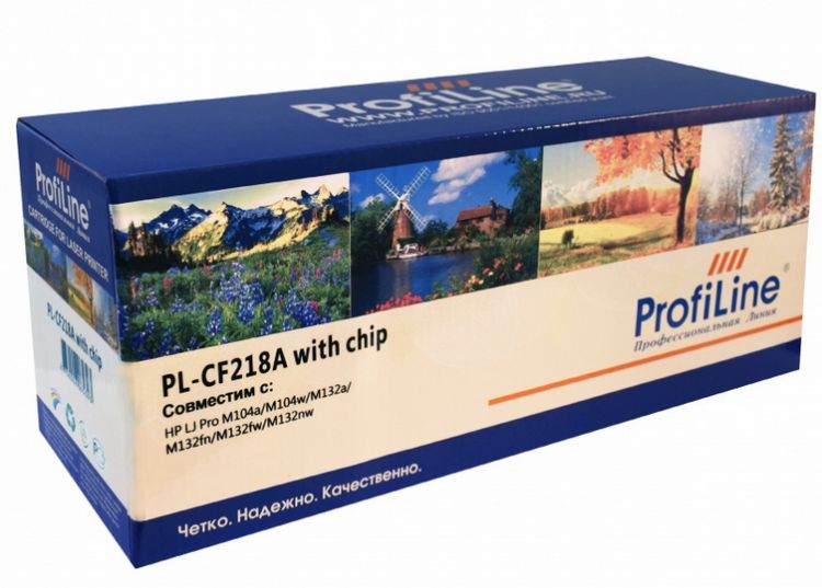 Картридж ProfiLine PL-CF218A (№18A) PL_CF218A для принтеров HP LJ Pro M104a/M104w/M132a/M132fn/M132fw/M132nw 1400 копий (с чипом) ProfiLine