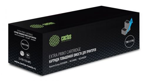 Картридж Cactus CS-TK1170-MPS черный (12000стр.) для Kyocera Ecosys M2040dn/ M2540dn/M2640idw