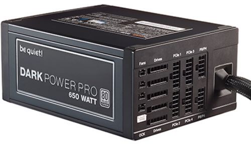 Блок питания ATX Be quiet! DARK POWER PRO 11 650W BN251 aPFC, 80Plus Platinum, 135mm fan, Модульный, RTL