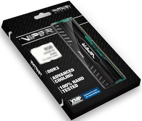 Модуль памяти DDR3 16GB (2*8GB) Patriot Memory PV316G160C9K Viper 3 PC3-12800 1600MHz CL9 1.5V Радиатор BLACK RTL