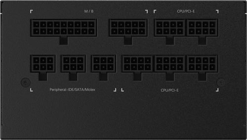 Блок питания ATX GIGABYTE P1000GM 1000W, 80 PLUS Gold, Active PFC, 120mm fan, fully modular