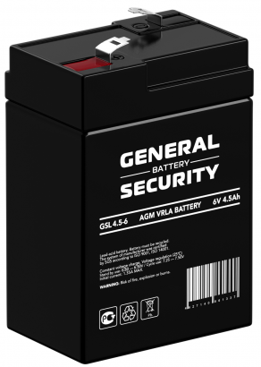 Аккумулятор General Security GSL 4,5-6