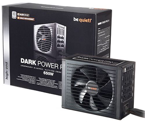 Блок питания ATX Be quiet! DARK POWER PRO 11 650W BN251 aPFC, 80Plus Platinum, 135mm fan, Модульный, RTL