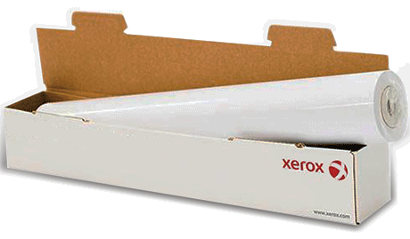 Бумага широкоформатная Xerox 450L90117 Бумага XEROX Экономичная для цвет.струйной печати Color Inkjet Coated 120г/м², (1067ммX40м,) D50,8мм.
