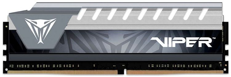 

Модуль памяти DDR4 8GB Patriot Memory PVE48G266C6GY Viper Elite PC4-21300 2666Mhz CL16 1.2V Радиатор RTL, PVE48G266C6GY