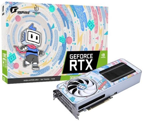 Видеокарта PCI-E Colorful GeForce RTX RTX 3060 Bilibili E-Sports Edition OC (RTX 3060 bilibili E-sports Edition OC 12) 12GB GDDR6 192bit HDMI 3*DP GeForce RTX RTX 3060 Bilibili E-Sports Edition OC (RTX 3060 bilibili E-sports Edition OC 1 - фото 1