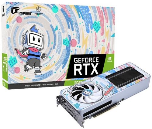 

Видеокарта PCI-E Colorful GeForce RTX RTX 3060 Bilibili E-Sports Edition OC (RTX 3060 bilibili E-sports Edition OC 12) 12GB GDDR6 192bit HDMI 3*DP, GeForce RTX RTX 3060 Bilibili E-Sports Edition OC (RTX 3060 bilibili E-sports Edition OC 1