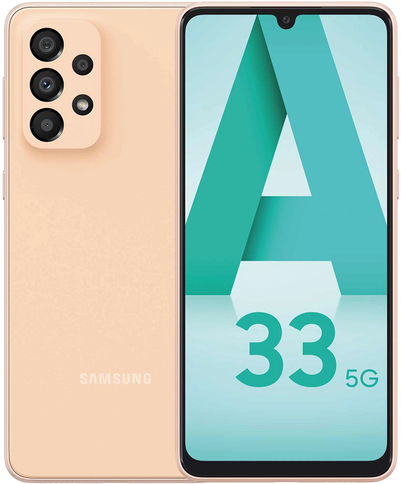 

Смартфон Samsung Galaxy A33 5G 6/128GB SM-A336BZOGSKZ orange, Galaxy A33 5G 6/128GB