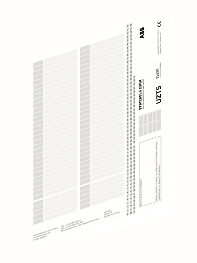 

Набор ABB 2CPX031429R9999 маркировки UK600, 2CPX031429R9999