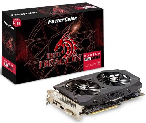 Видеокарта PCI-E PowerColor Radeon RX 580 Red Dragon (AXRX 580 8GBD5-DHDV2/OC) 8GB GDDR5 128bit 14nm 1257/8000MHz DVI/HDMI/DP RTL AXRX 580 8GBD5-DHDV2/OC Radeon RX 580 Red Dragon (AXRX 580 8GBD5-DHDV2/OC) - фото 1