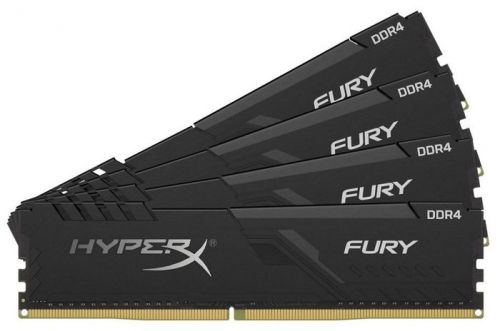 Модуль памяти DDR4 64GB 416GB HyperX HX436C18FB4K464 Fury black 3600Mhz CL18 135V 1R 16Gbit Intel XMP 2914900₽