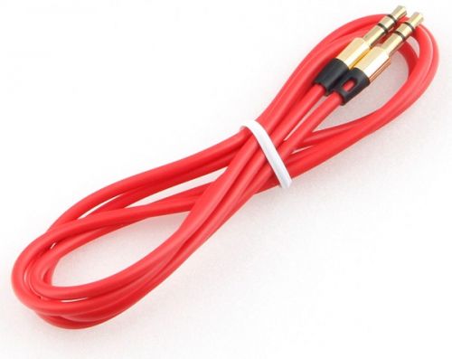 Кабель аудио Cablexpert CCAB-01-35MM-1MR 3.5 джек (M)/3.5 джек (M), красный. 1м, блистер