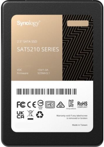 

Накопитель SSD Synology SAT5210-480G 480GB, 530/500Mb/s, IOPS 96K/55K, MTBF 1,5M, SAT5210-480G