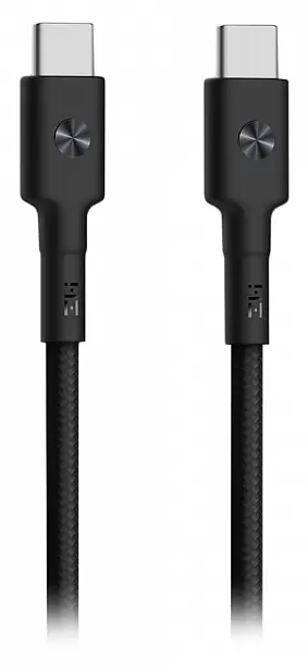 

Кабель Xiaomi AL303 Type-C/Type-C, 1м, тканевая оплетка, чёрный (404302), AL303