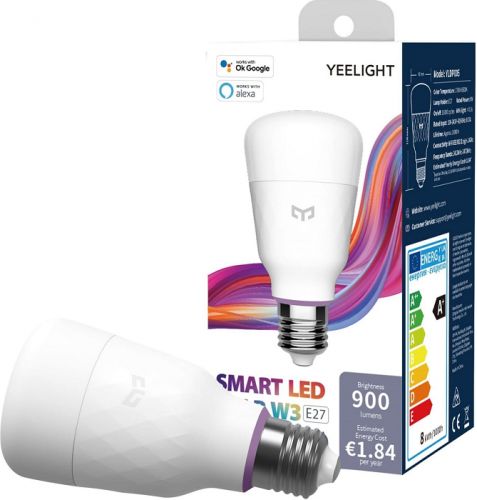 Лампа светодиодная Xiaomi Yeelight Smart LED Bulb W3 Color