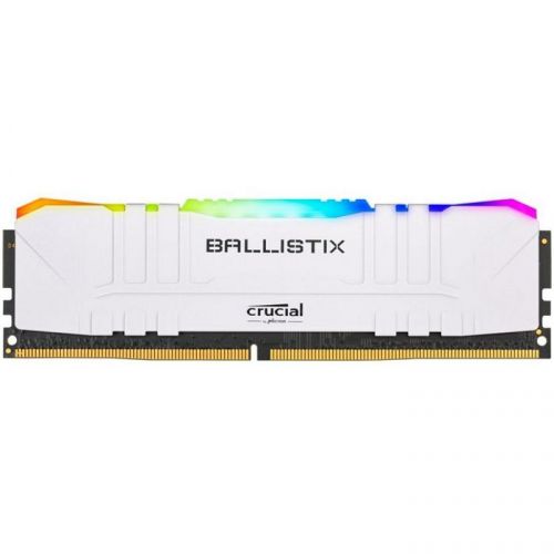 Модуль памяти DDR4 8GB Crucial BL8G32C16U4WL Ballistix RGB White PC4-25600 3200MHz CL16 радиатор 1.35V
