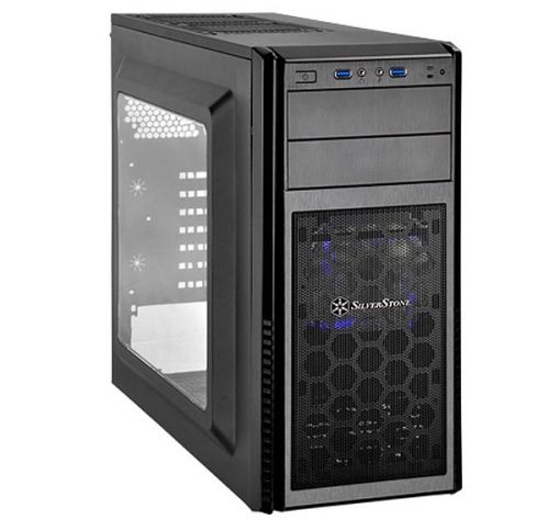 

Корпус ATX SilverStone SST-PS11B-W черный, без БП, с окном, 2хUSB 3.0, Audio, SST-PS11B-W