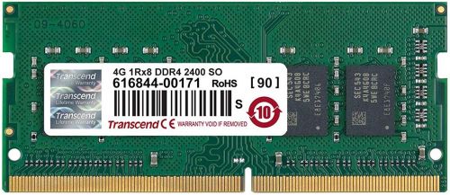 Модуль памяти SODIMM DDR4 4GB Transcend TS512MSH64V4H PC4-19200 2400MHz 1Rx8 CL17 1.2V