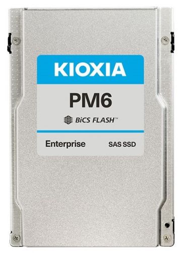 Накопитель SSD 2.5'' Toshiba KPM61MUG3T20 KIOXIA PM6-M 3.2TB SAS 24Gb/s 4 BiCS FLASH TLC 4150/3700MB/s IOPS 595/460K MTBF 2.5M 10DWPD 15mm