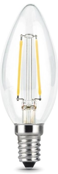 

Лампа светодиодная Gauss 103801205 LED Filament Свеча E14 5W 450lm 4100К, 103801205