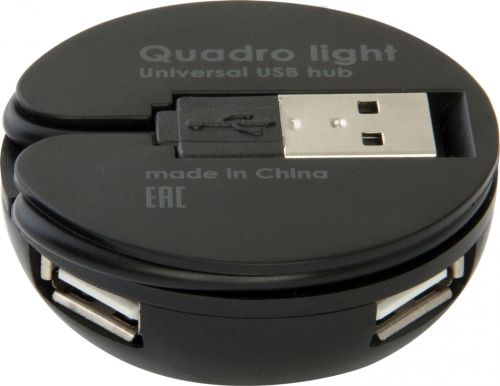 Разветвитель USB 2.0 Defender Quadro Light