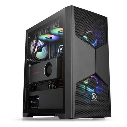 

Корпус ATX Thermaltake Commander G31 TG ARGB CA-1P1-00M1WN-00 черный, без БП, с окном, 2*USB 2.0, USB 3.0, audio, Commander G31 TG ARGB