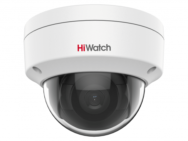 Видеокамера IP HiWatch DS-I402(C) (2.8 mm) 4Мп уличная купольная с EXIR-подсветкой до 30м 1/3'' Progressive Scan CMOS матрица; объектив 2.8мм; угол об