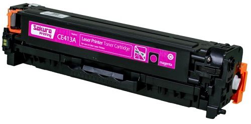 Картридж Sakura SACE413A для HP Laserjet Pro 400 Color M451DN/M451DW/451NW/MFP M475DW/M475DN, Laserjet 300 color MFP M375NW, пурпурный, 2600 к.