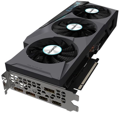 Видеокарта PCI-E GIGABYTE GeForce RTX 3080 (GV-N3080EAGLE-12GD) 12GB GDDR6X 384bit 8nm 1260/19000MHz 2*HDMI/3*DP GeForce RTX 3080 (GV-N3080EAGLE-12GD) - фото 2