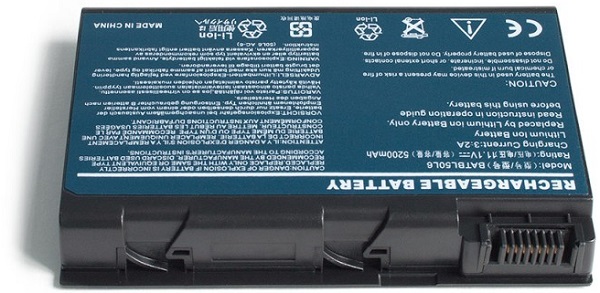 

Аккумулятор для ноутбука Acer OEM 50L4 TravelMate 2490, 3900, 4200 Series. 11.1V 5200mAh PN: BATBL, LIP8211CMPC, 50L4