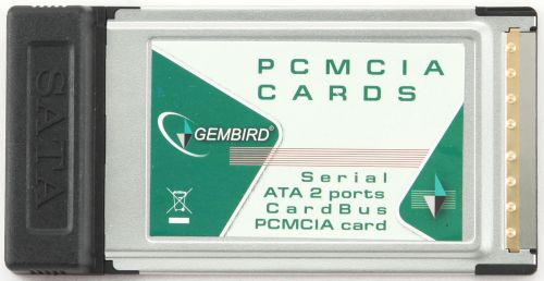 Адаптер Gembird PCMCIA-SATA2