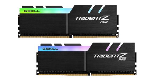 Модуль памяти DDR4 64GB (2*32GB) G.Skill F4-3600C18D-64GTZR TRIDENT Z RGB PC4-28800 3600MHz CL18 радиатор 1.35V