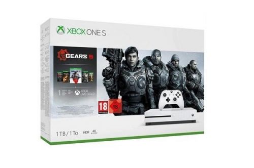 

Консоль Microsoft Xbox One S 1TB 234-01030 Gears 5, Xbox One S 1TB