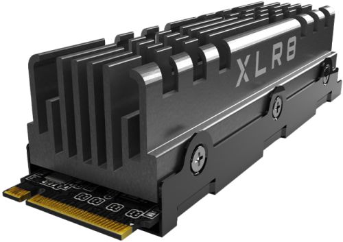 Накопитель SSD M.2 2280 PNY M280CS3140HS-2TB-RB XLR8 CS3140 2TB PCIe Gen4x4 with NVMe 3D TLC 7500/6850MB/s MTBF 2M heatsink RTL - фото 1