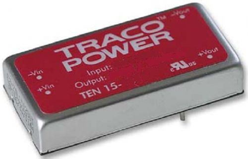Преобразователь DC-DC модульный TRACO POWER TEN 15-4811 Монтаж: на плату, 2x1 inch; P вых: 15 Вт; #: 1; U вх: 36...75 В; Выход: 5 В; Защита КЗ