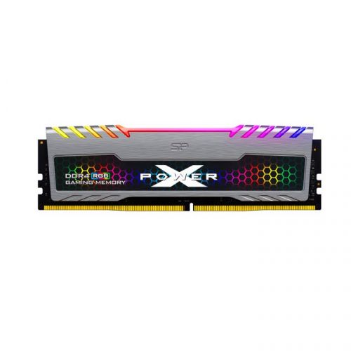 Модуль памяти DDR4 16GB Silicon Power SP016GXLZU320BSB XPOWER Turbine RGB PC4-25600 3200MHz CL16 1Gx8 DR радиатор 1.35V