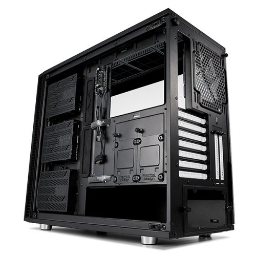 Корпус ATX Fractal Design Define S2 TG FD-CA-DEF-S2-BK-TGL черный, без БП, с окном из закаленного стекла, 2xUSB 2.0, 2xUSB 3.0, USB Type-C, Audio - фото 5