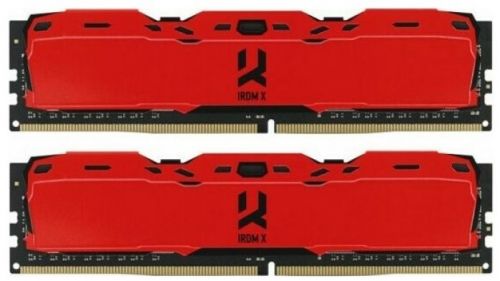 Модуль памяти DDR4 16GB (2*8GB) GoodRAM IR-XR3200D464L16SA/16GDC IRDM X red PC4-25600 3200MHz CL16 радиатор 1.35V