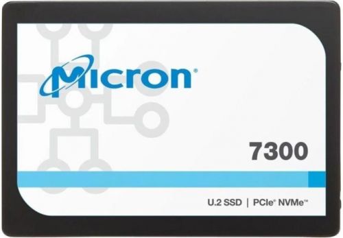 Накопитель SSD 2.5'' Micron MTFDHBE3T2TDG-1AW12ABYY 7300 MAX 3.2TB PCIe Gen3 1x4, 2x2 NVMe U.2 3D TLC NAND 3000/1900MB/s 520K/160K IOPS MTTF 2M